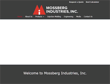 Tablet Screenshot of mossbergind.com